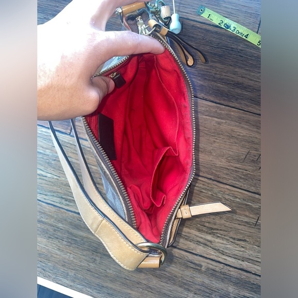 COACH FLORAL SIGNATURE bag shoulder crossbody buckle strap vintage y2k limited - Picture 10 of 16